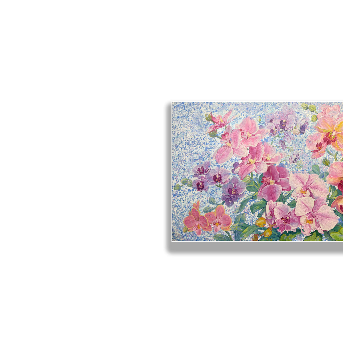 晓红艺术空间 I 5层展厅原创手绘油画作品《兰心蕙质》