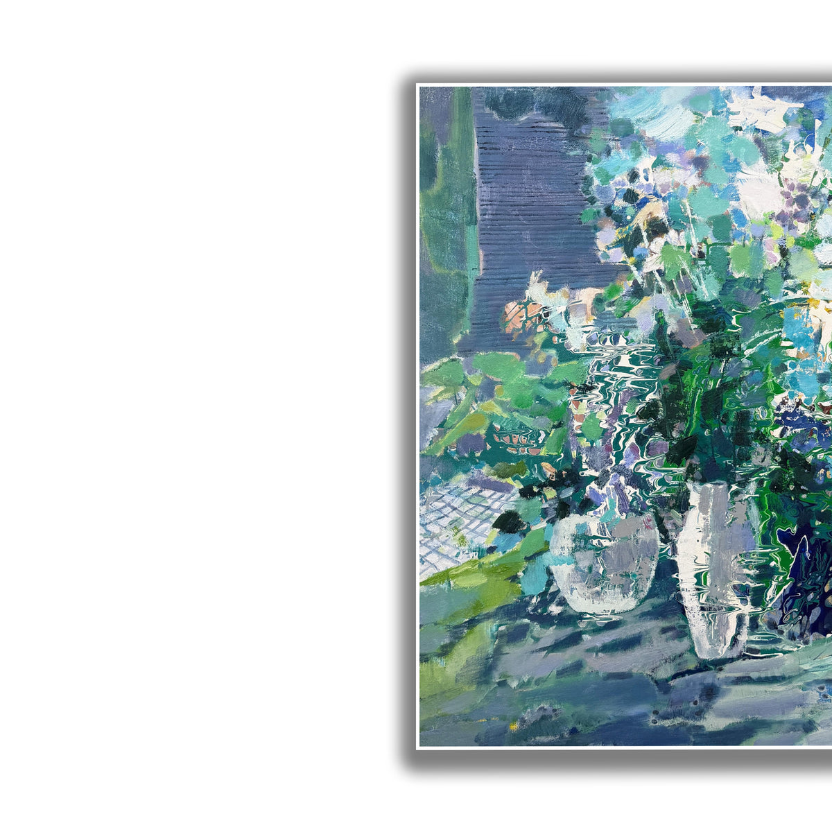 晓红艺术空间 I 5 层展厅原创手绘油画作品《但惜夏日长》