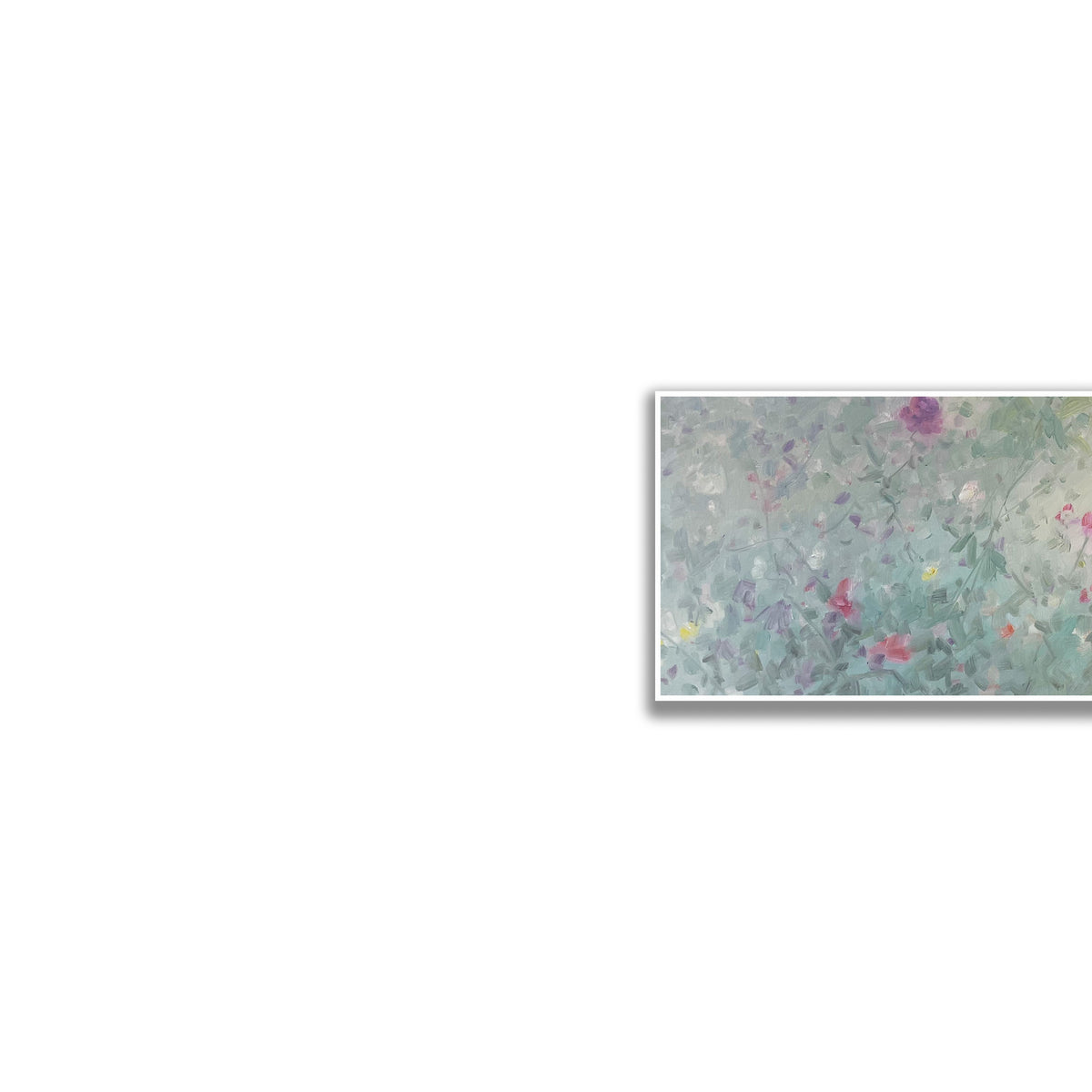 晓红艺术空间 I 5 层展厅原创手绘油画作品《春野繁花》