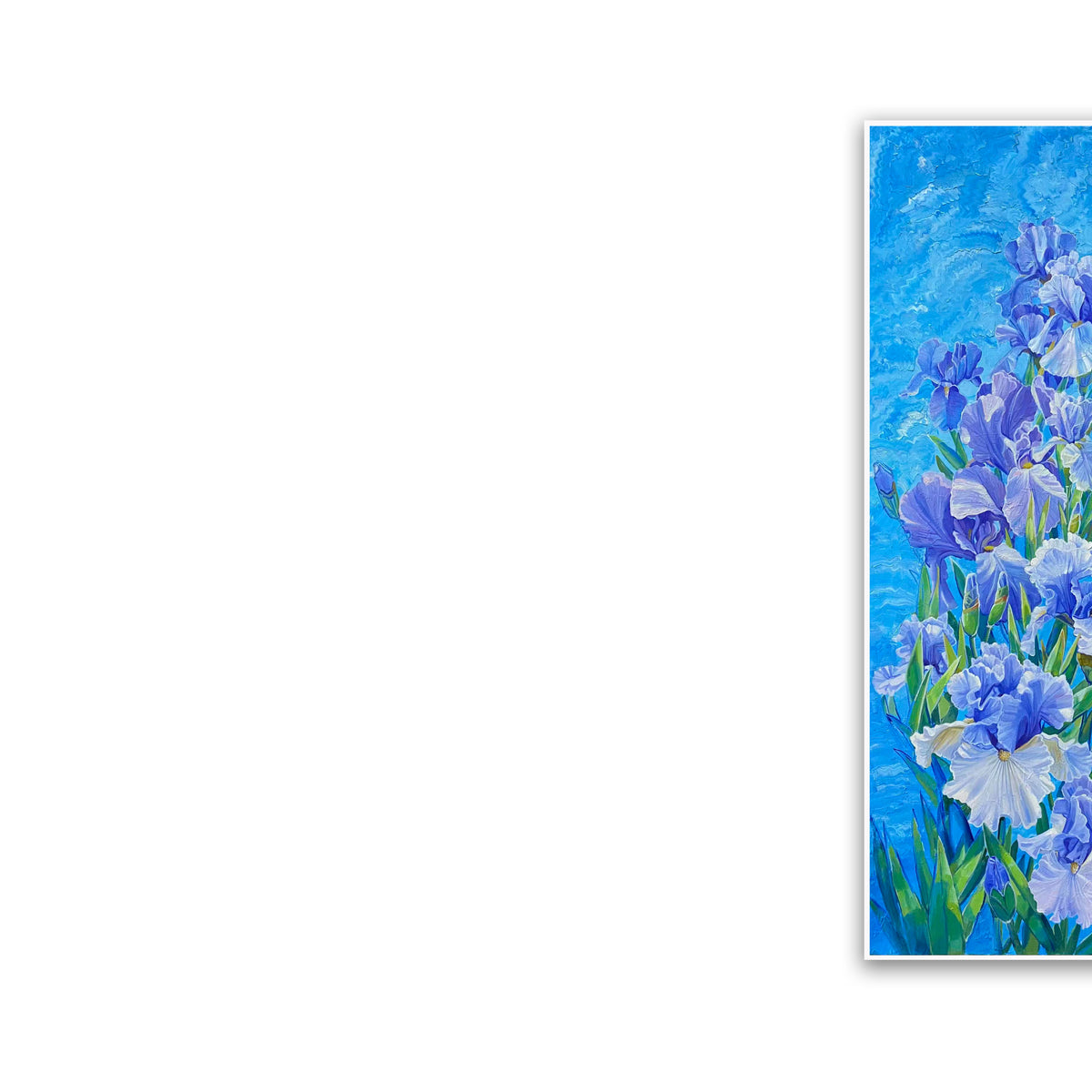 晓红艺术空间 I 5 层展厅原创手绘油画作品《鸢开见喜》
