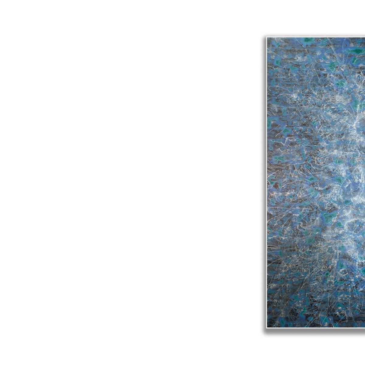 晓红艺术空间 I 5 层展厅原创手绘油画《气空·星澜》
