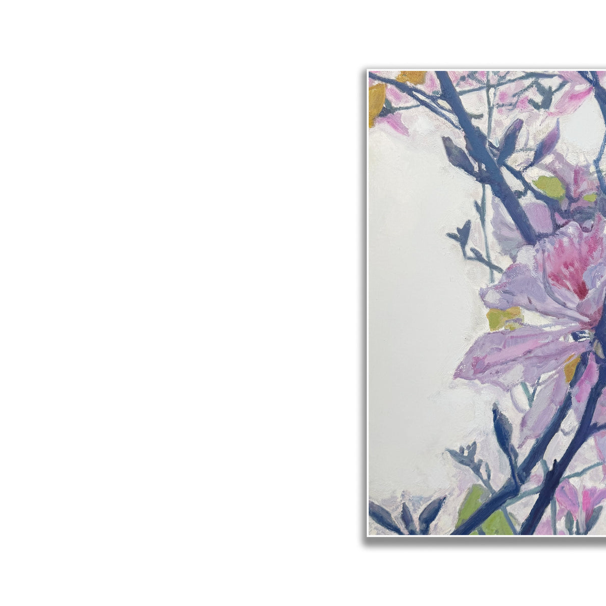 晓红艺术空间 I 5 层展厅原创手绘油画《花事了了》