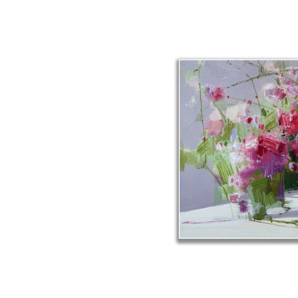 晓红艺术空间 I 5层展厅原创手绘油画《风染花事》