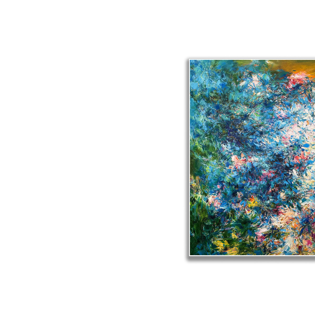 晓红艺术空间 I 5层展厅原创手绘油画《斑斓花镜》