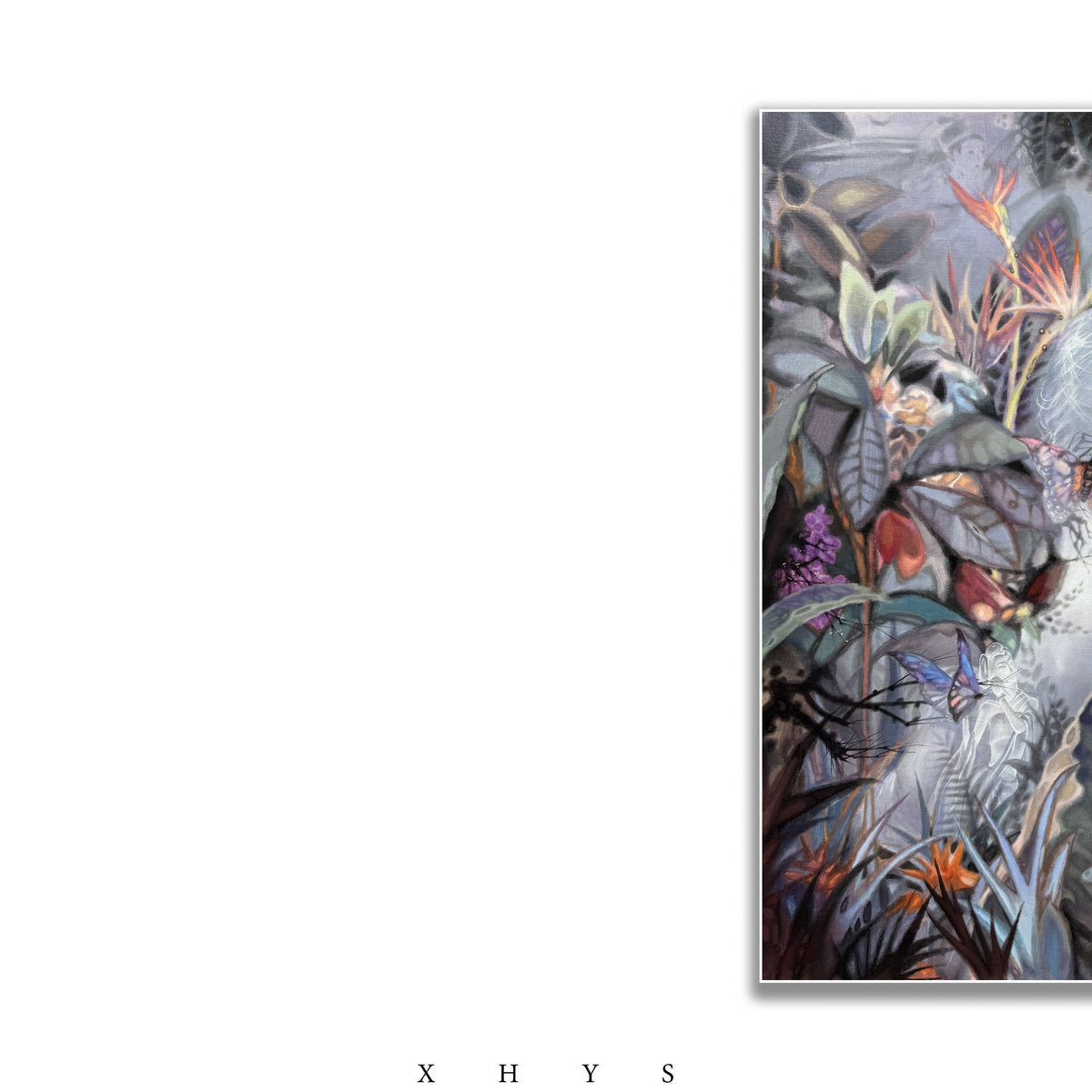 晓红艺术空间 I 5 层展厅原创手绘油画《飞天》