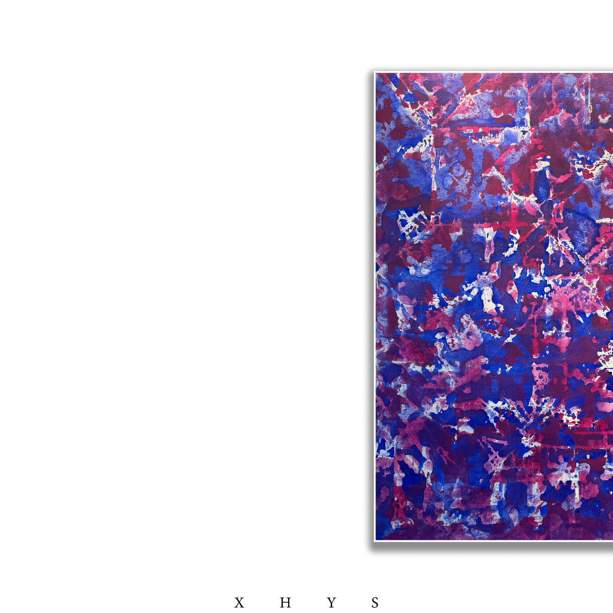 晓红艺术空间 I 5 层展厅原创手绘油画《中国式山水系列二》