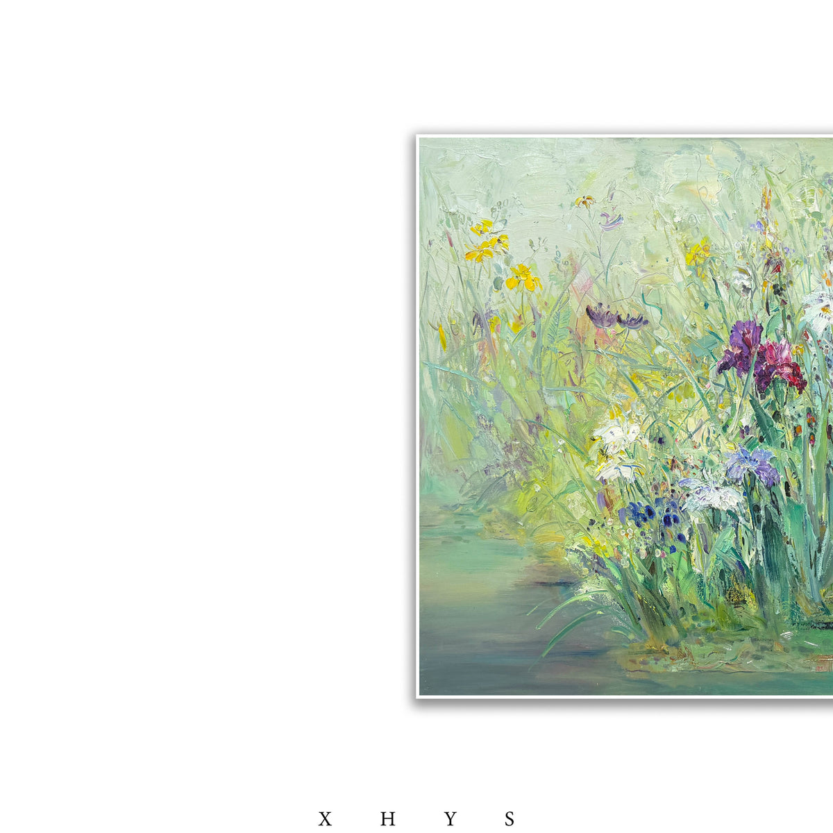 晓红艺术空间 I 5层展厅原创手绘油画作品《原野小景》