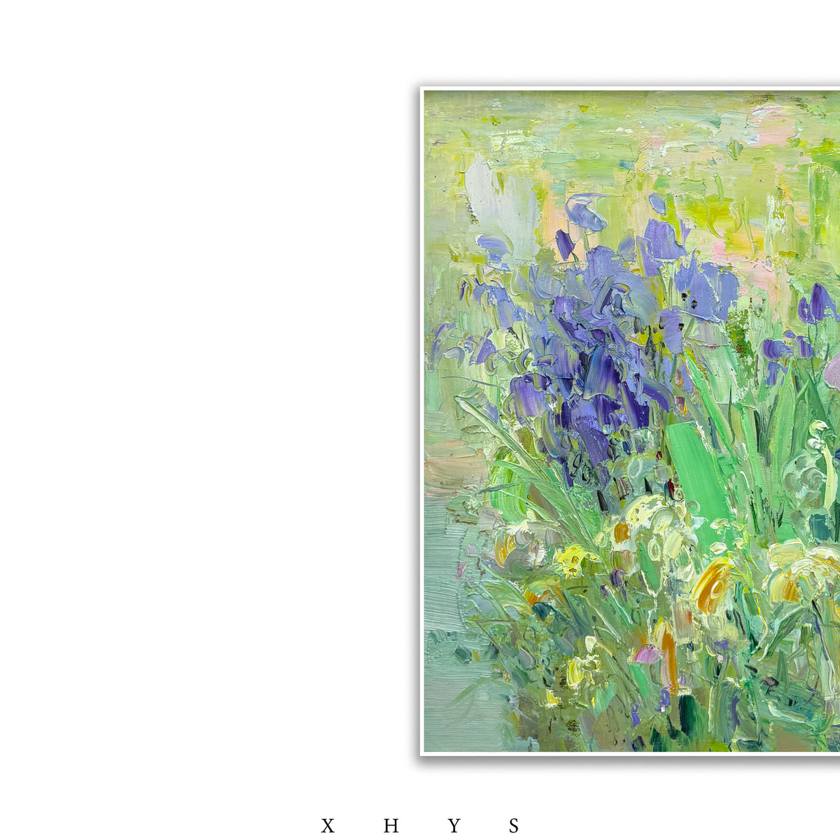 晓红艺术空间 I 5层展厅原创手绘油画作品《花野静语》