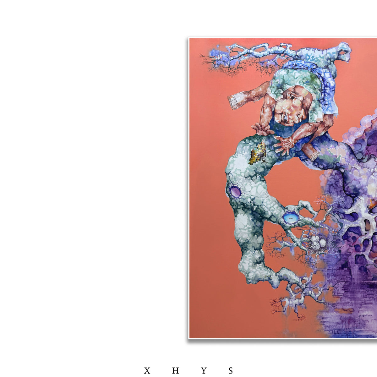 晓红艺术空间 I 5 层展厅原创手绘油画《童趣系列》》