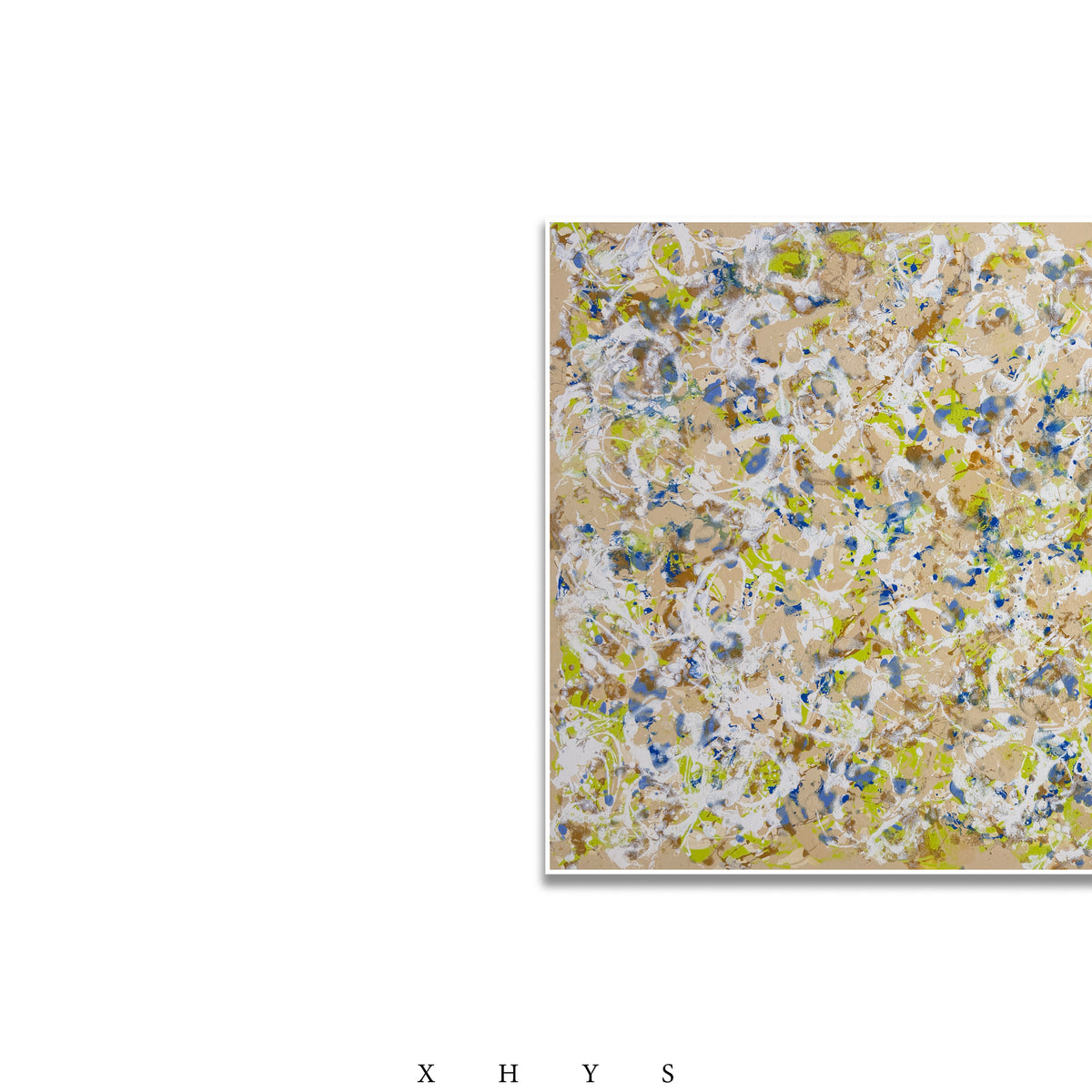 晓红艺术空间 I 5 层展厅原创手绘油画作品《秋风|拓印》