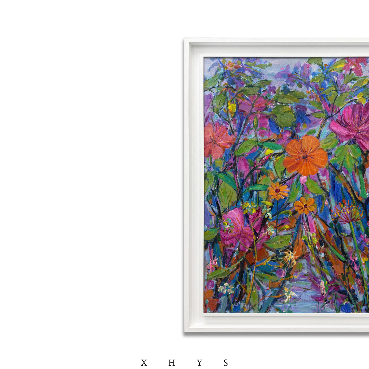 晓红艺术空间 I 5 层展厅 艺术原创油画《花绪丛生》
