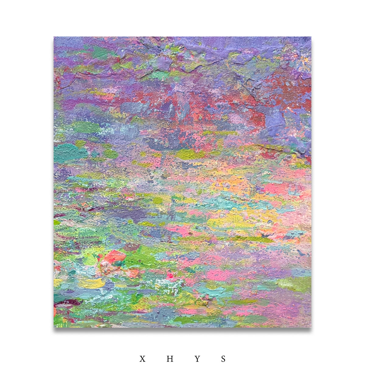 晓红艺术空间 I 5 层展厅 《莲年有余》艺术原创手绘油画