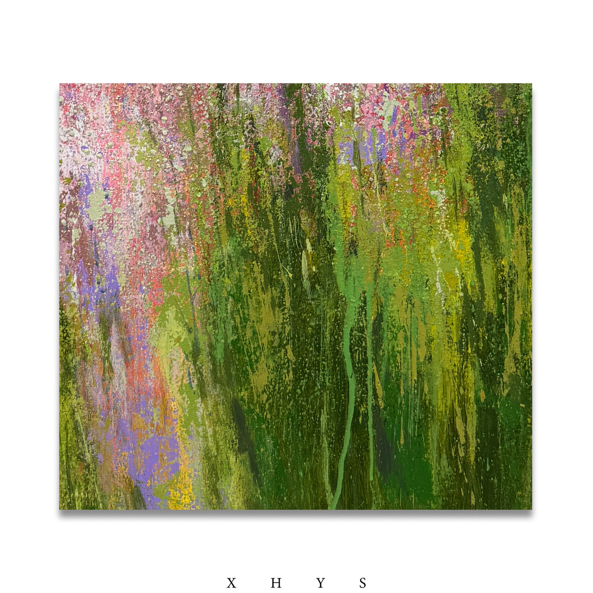 原创手绘油画 I 晓红艺术空间作品《岁岁荣华》