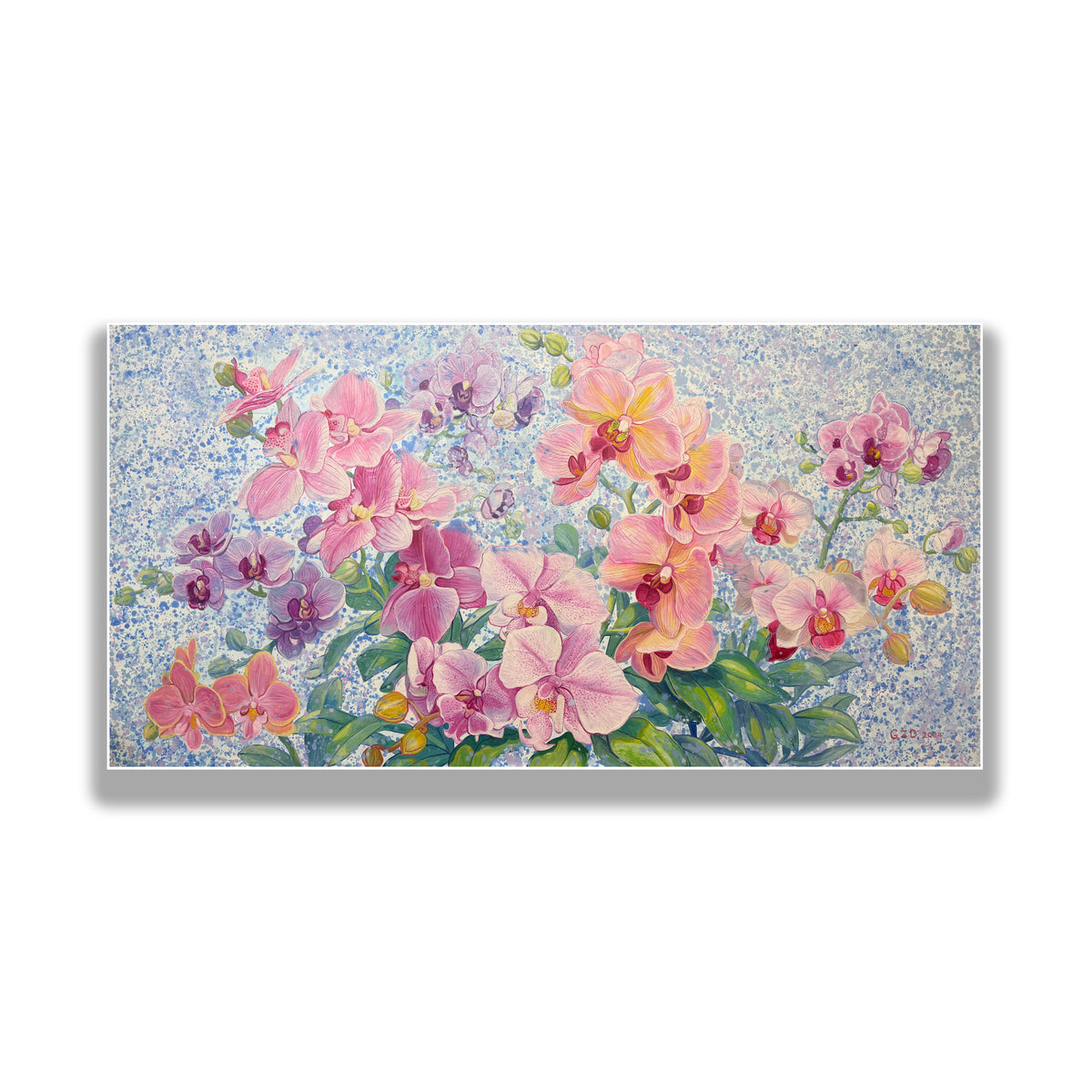 晓红艺术空间 I 5层展厅原创手绘油画作品《兰心蕙质》