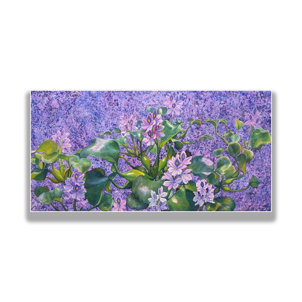 晓红艺术空间 I 5层展厅原创手绘油画作品《紫韵凝香 》