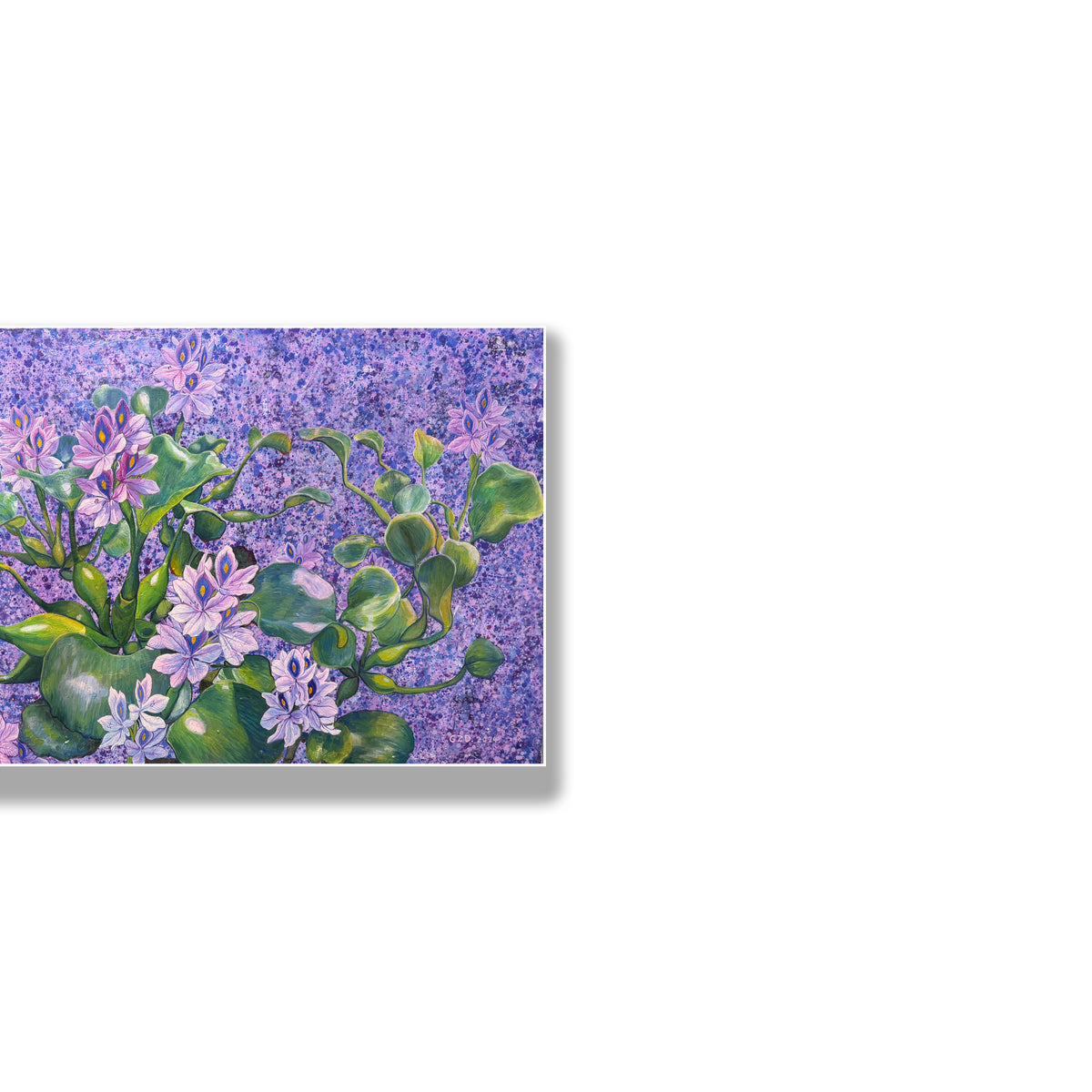 晓红艺术空间 I 5层展厅原创手绘油画作品《紫韵凝香 》