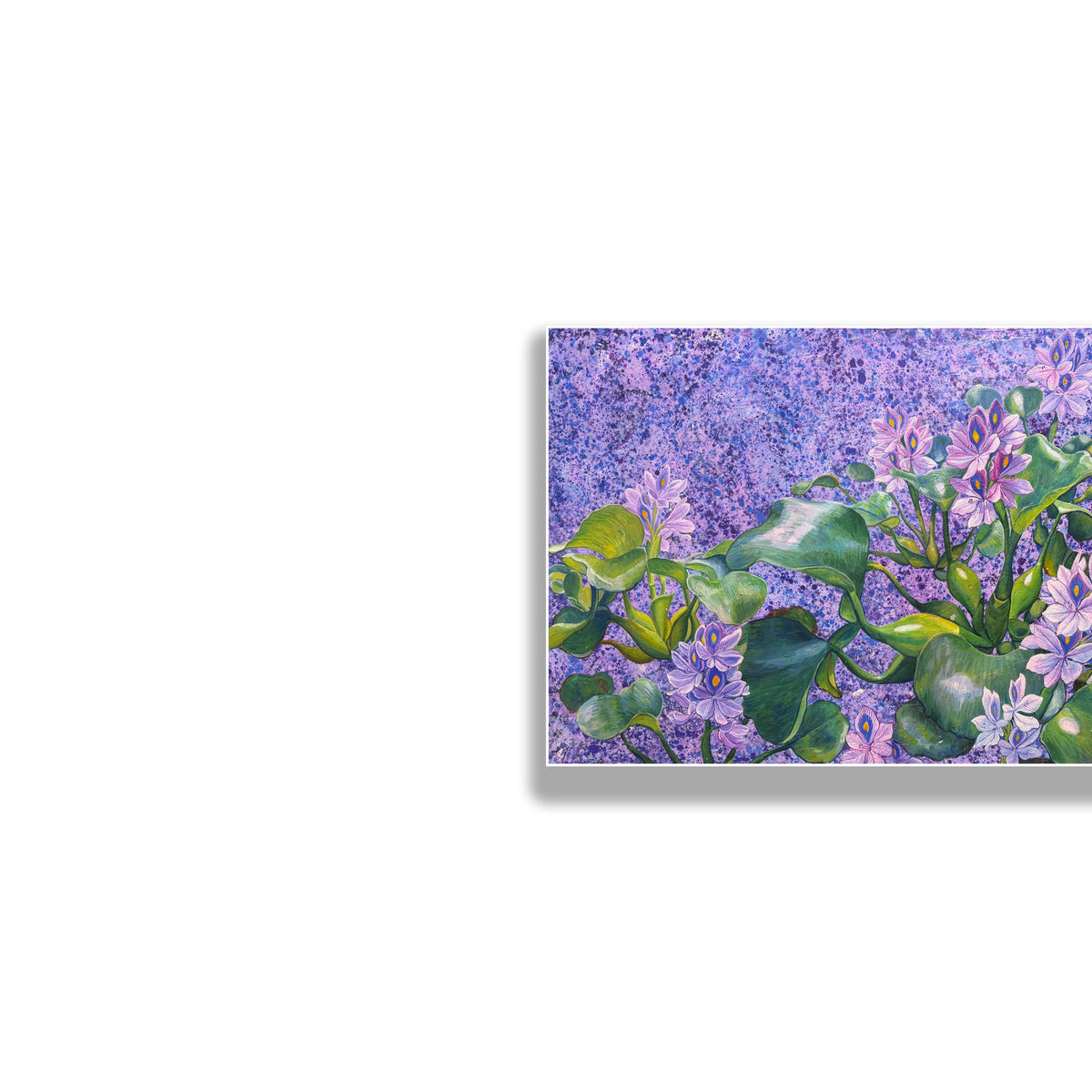 晓红艺术空间 I 5层展厅原创手绘油画作品《紫韵凝香 》