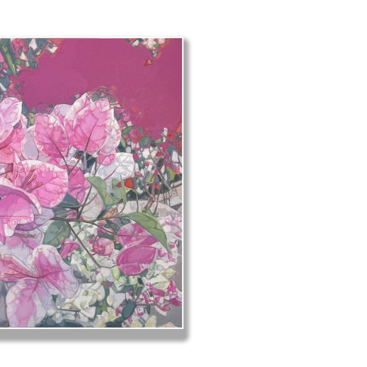晓红艺术空间 I 5层展厅原创手绘油画作品《嫣红似锦》