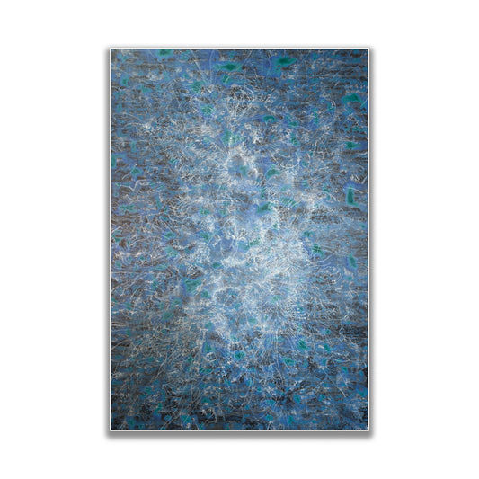 晓红艺术空间 I 5 层展厅原创手绘油画《气空·星澜》