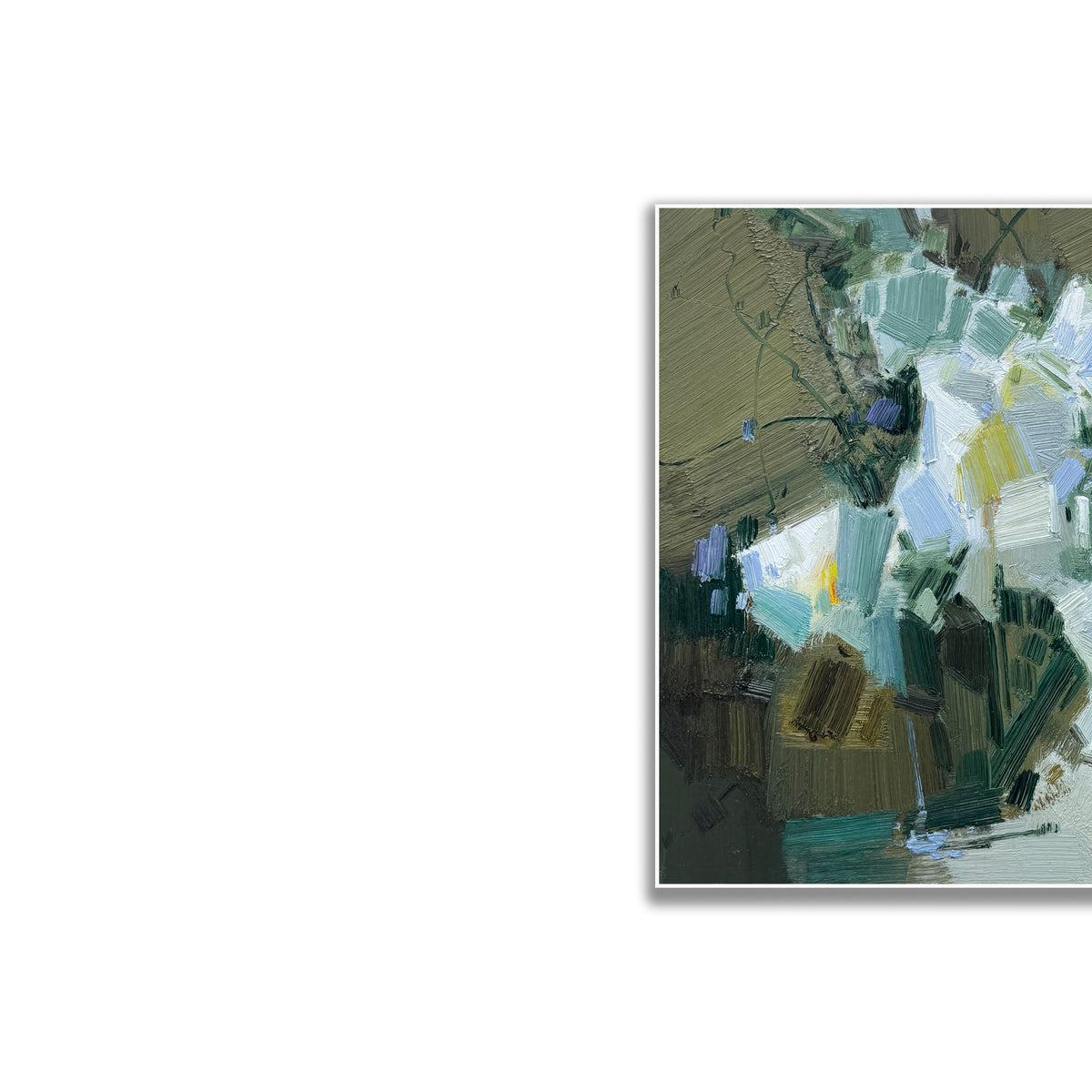 晓红艺术空间 I 5层展厅原创手绘油画《花影清浅》