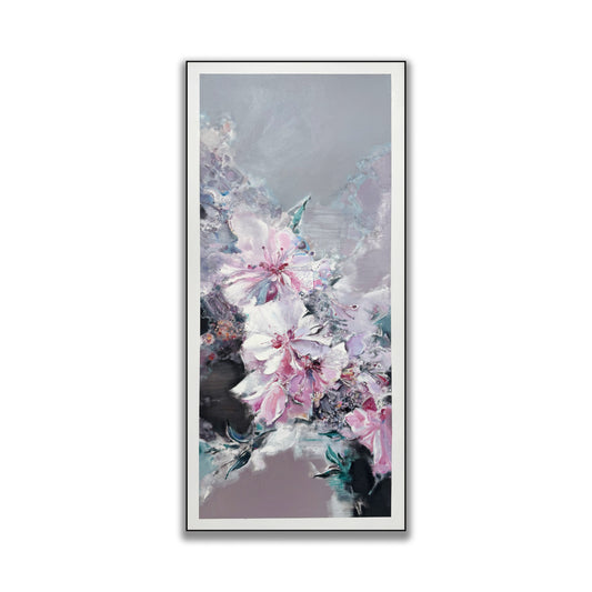 晓红艺术空间 I 5 层展厅原创手绘油画《一庭春色》