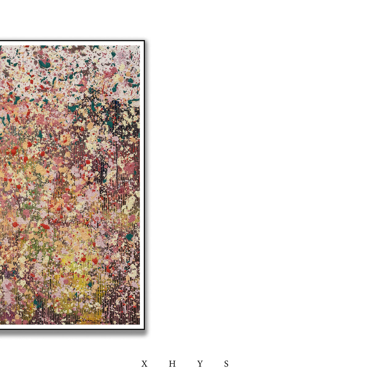 晓红艺术空间 I 5 层展厅原创手绘油画《锦绣春和》