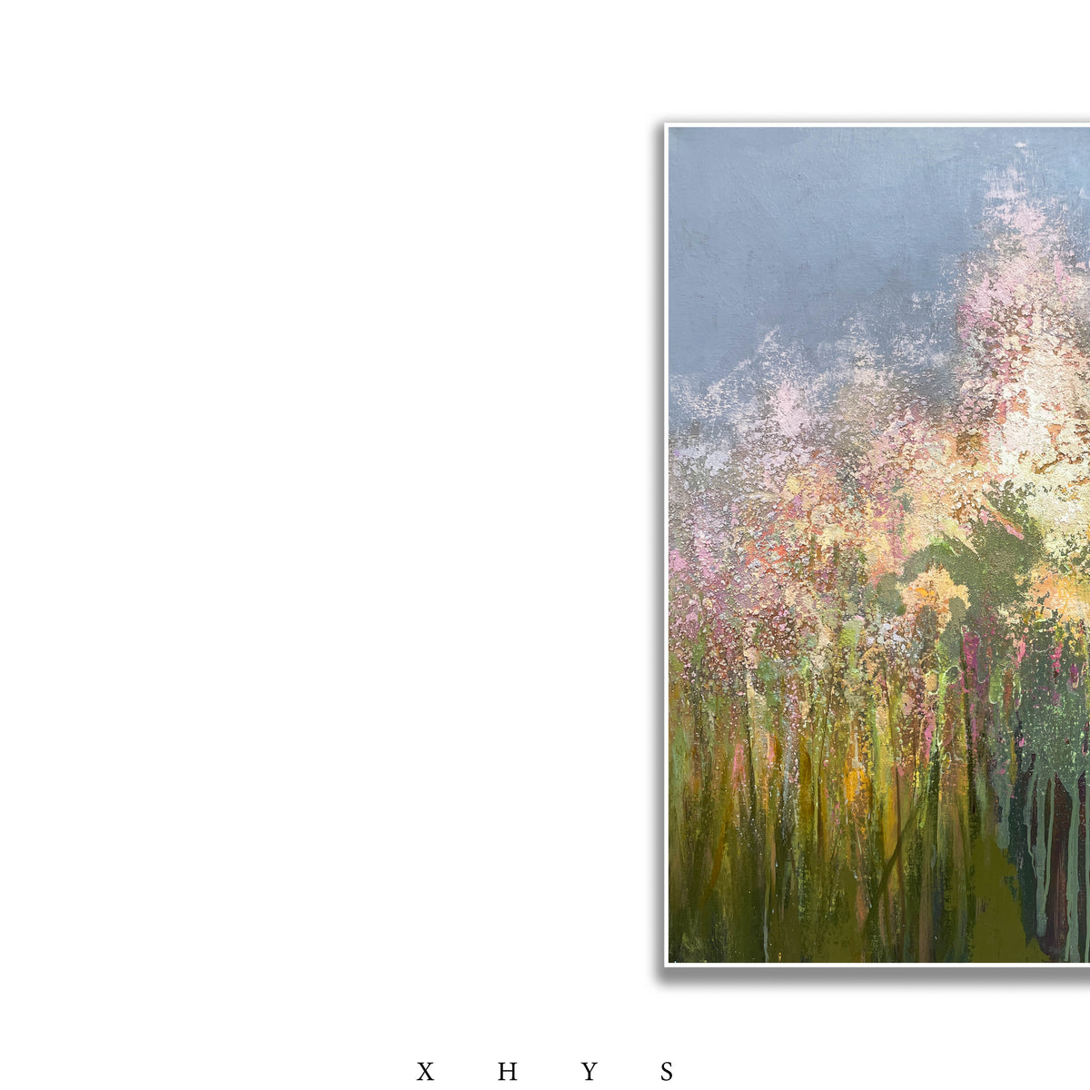 晓红艺术空间 I 5 层展厅原创手绘油画《好春光》