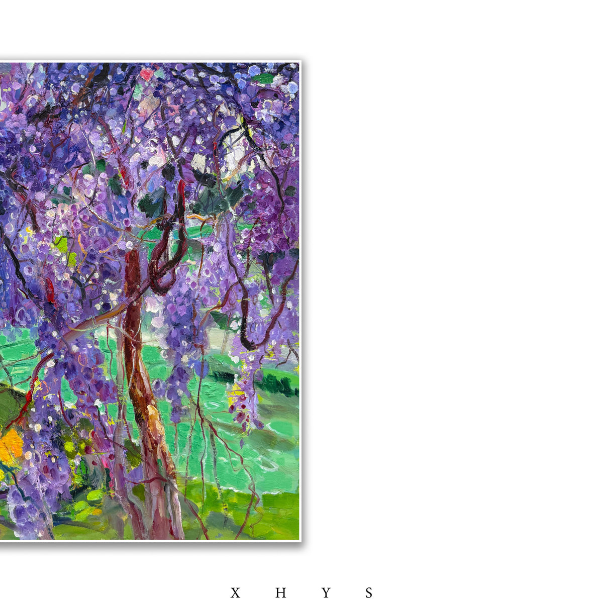 晓红艺术空间 I 5层展厅原创手绘油画作品《葡藤树下》