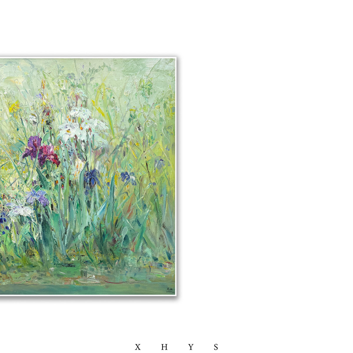 晓红艺术空间 I 5层展厅原创手绘油画作品《原野小景》