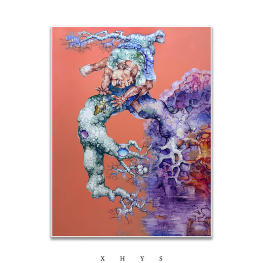 晓红艺术空间 I 5 层展厅原创手绘油画《童趣系列》》