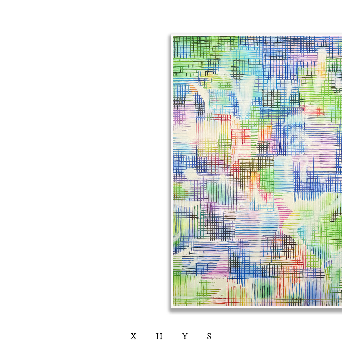 晓红艺术空间 I 5 层展厅原创手绘油画作品《春天的喜讯》
