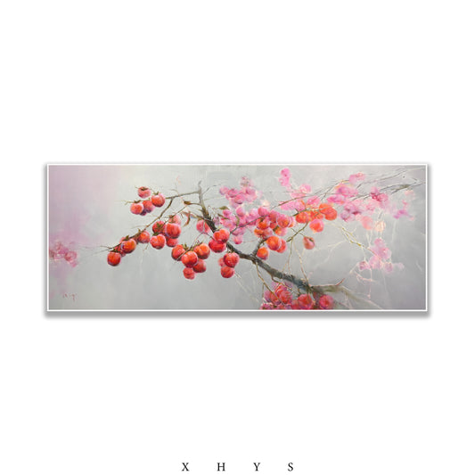 晓红艺术空间 I 5 层展厅原创手绘油画作品《事事如意》
