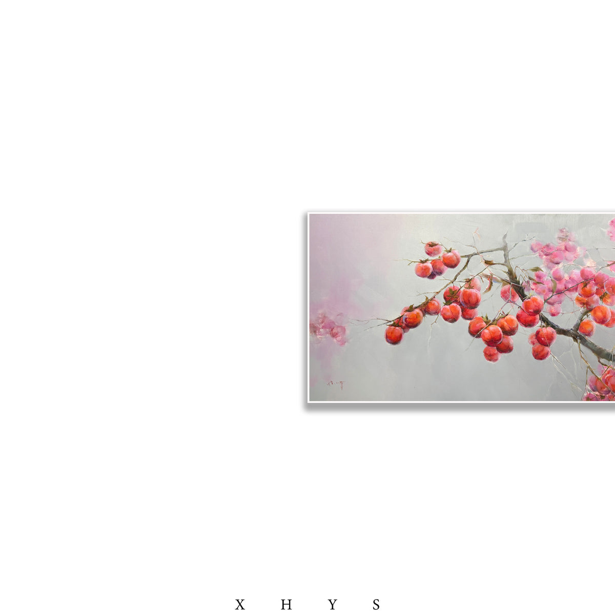 晓红艺术空间 I 5 层展厅原创手绘油画作品《事事如意》
