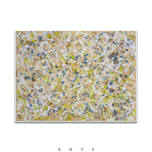 晓红艺术空间 I 5 层展厅原创手绘油画作品《秋风｜拓印》