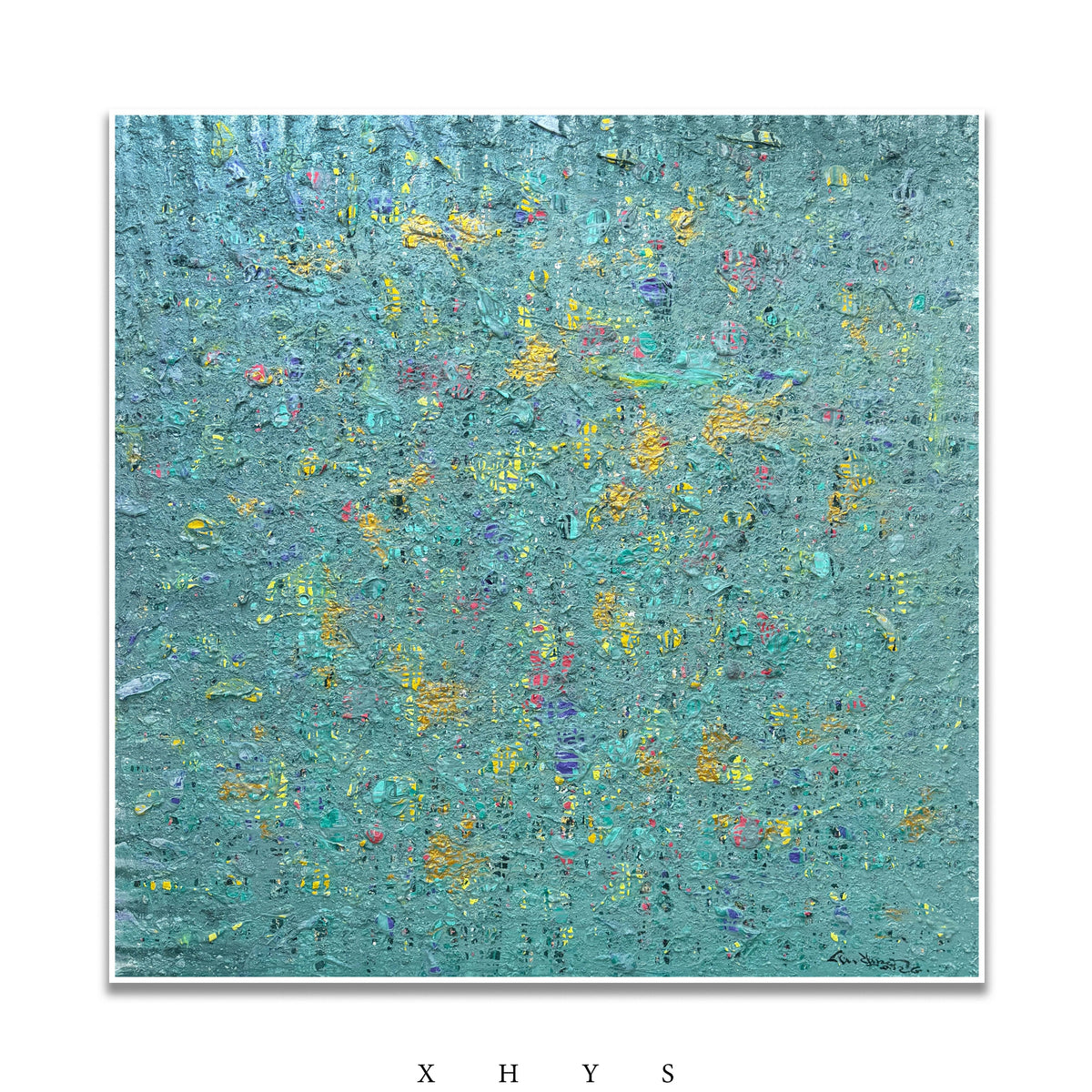 晓红艺术空间 I 5 层展厅原创手绘油画作品《大浪｜淘金》