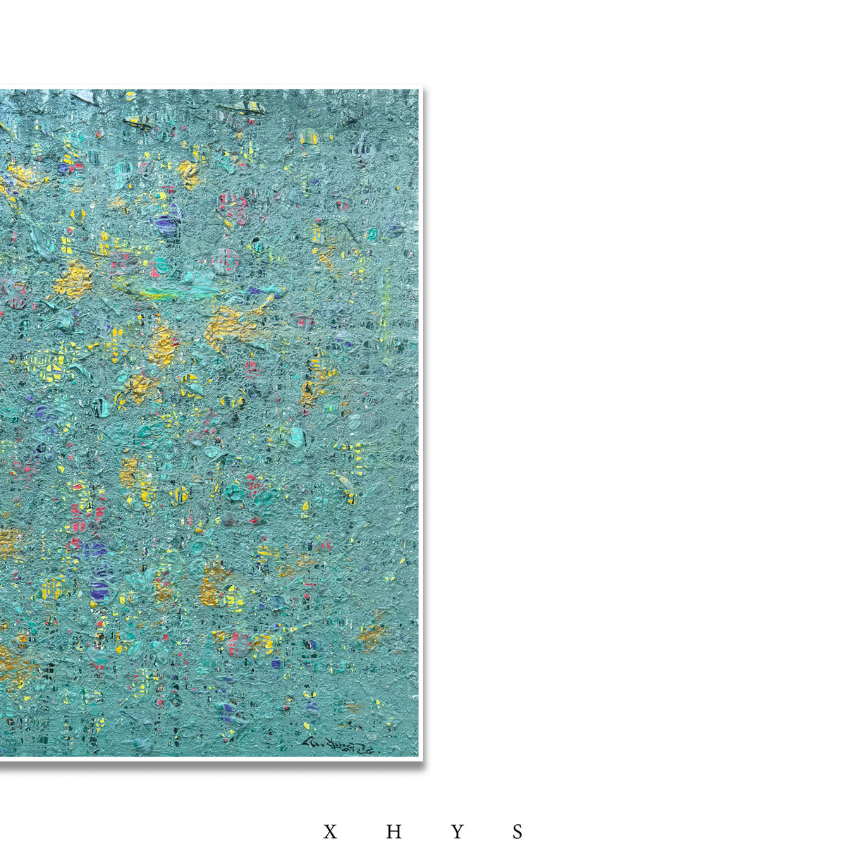 晓红艺术空间 I 5 层展厅原创手绘油画作品《大浪｜淘金》