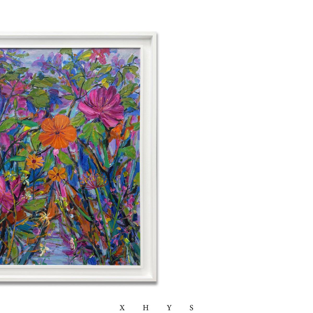 晓红艺术空间 I 5 层展厅 艺术原创油画《花绪丛生》
