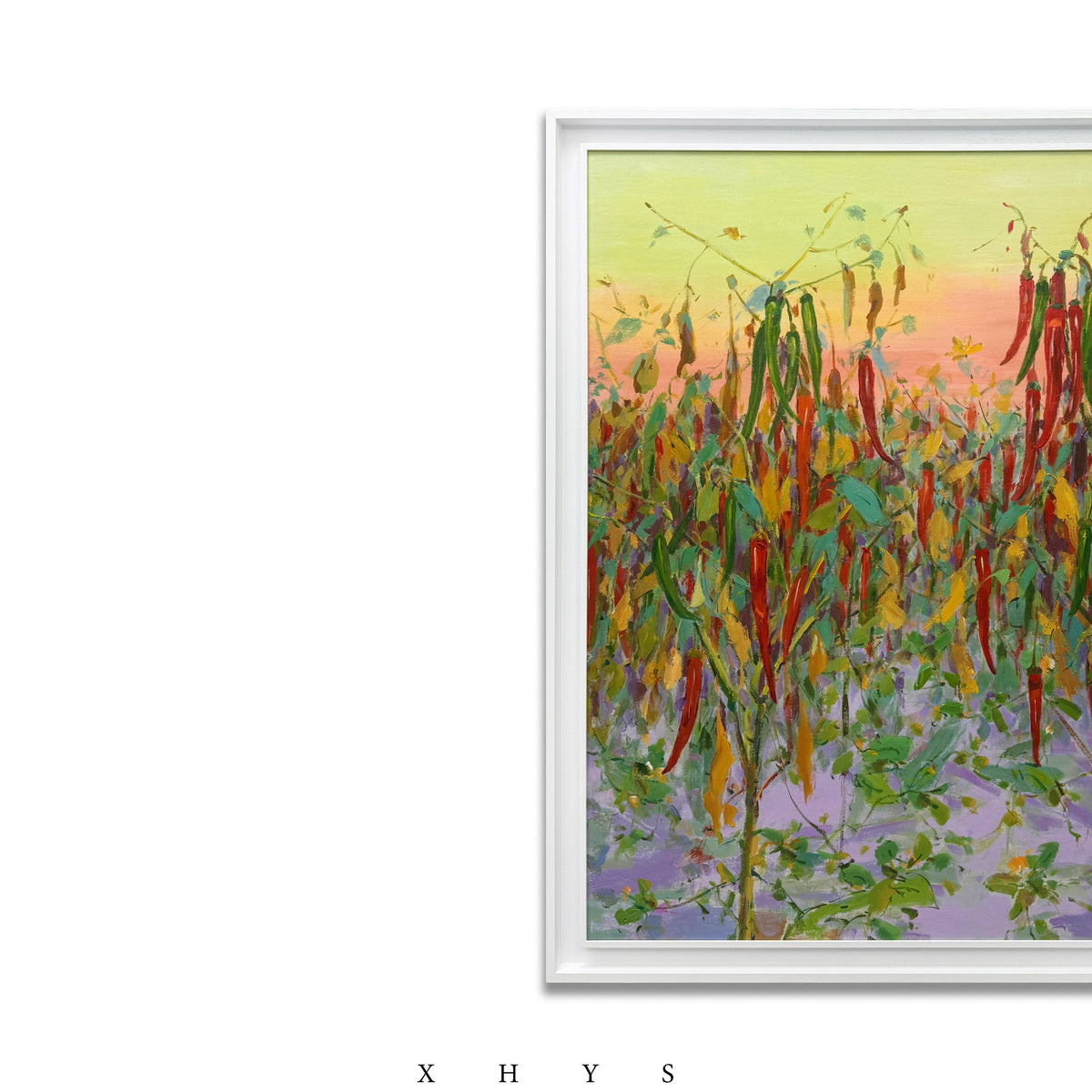 晓红艺术空间 I 5 层展厅 艺术原创油画《椒满田园》
