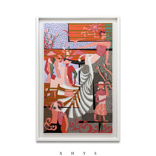 晓红艺术空间 I 5 层展厅 《时尚花镜》艺术原创油画
