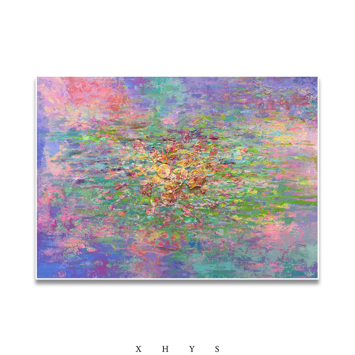 晓红艺术空间 I 5 层展厅 《莲年有余》艺术原创手绘油画