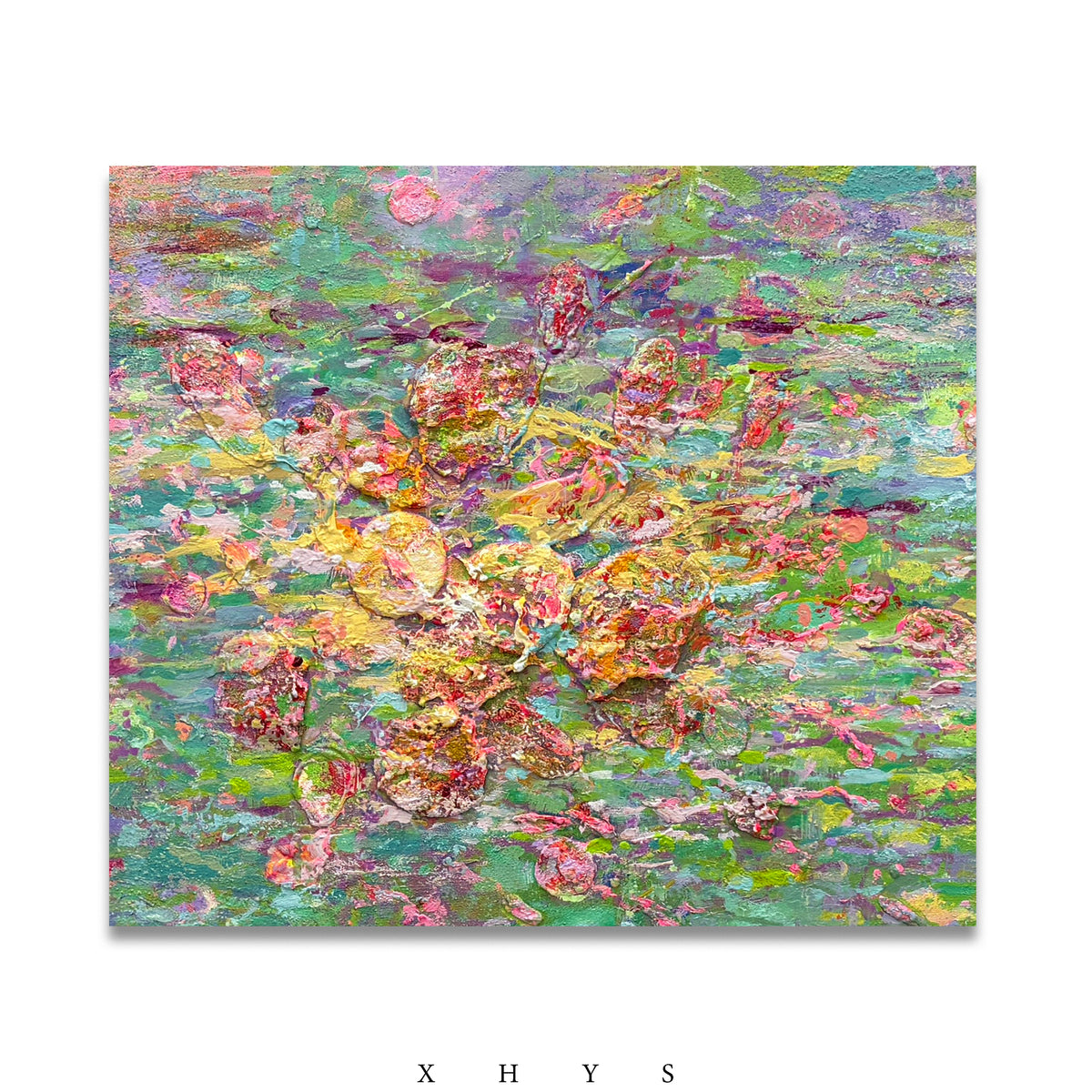 晓红艺术空间 I 5 层展厅 《莲年有余》艺术原创手绘油画