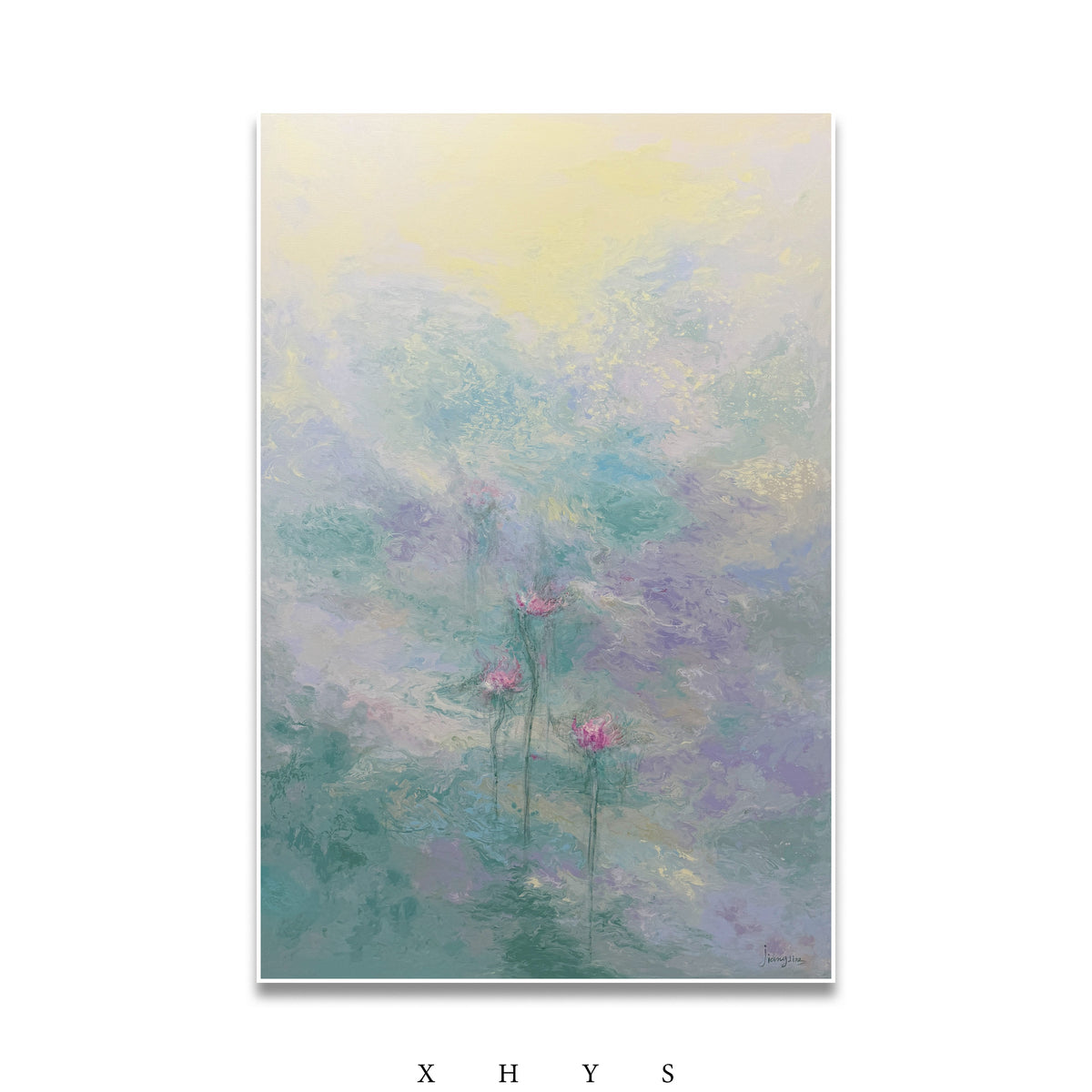 晓红艺术空间 I 5 层展厅 《荷中｜涧》艺术原创油画