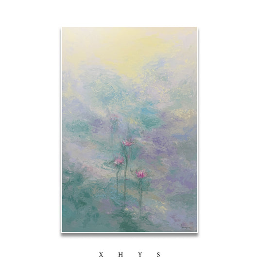 晓红艺术空间 I 5 层展厅 《荷中｜涧》艺术原创油画