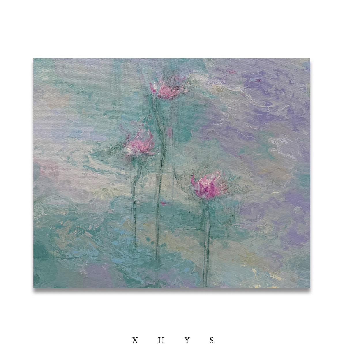 晓红艺术空间 I 5 层展厅 《荷中｜涧》艺术原创油画