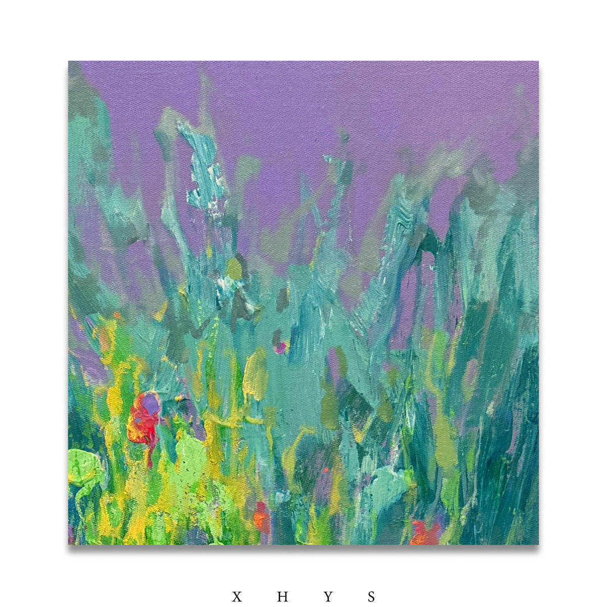 晓红艺术空间 I 5 层展厅 《紫野金穗》艺术原创油画