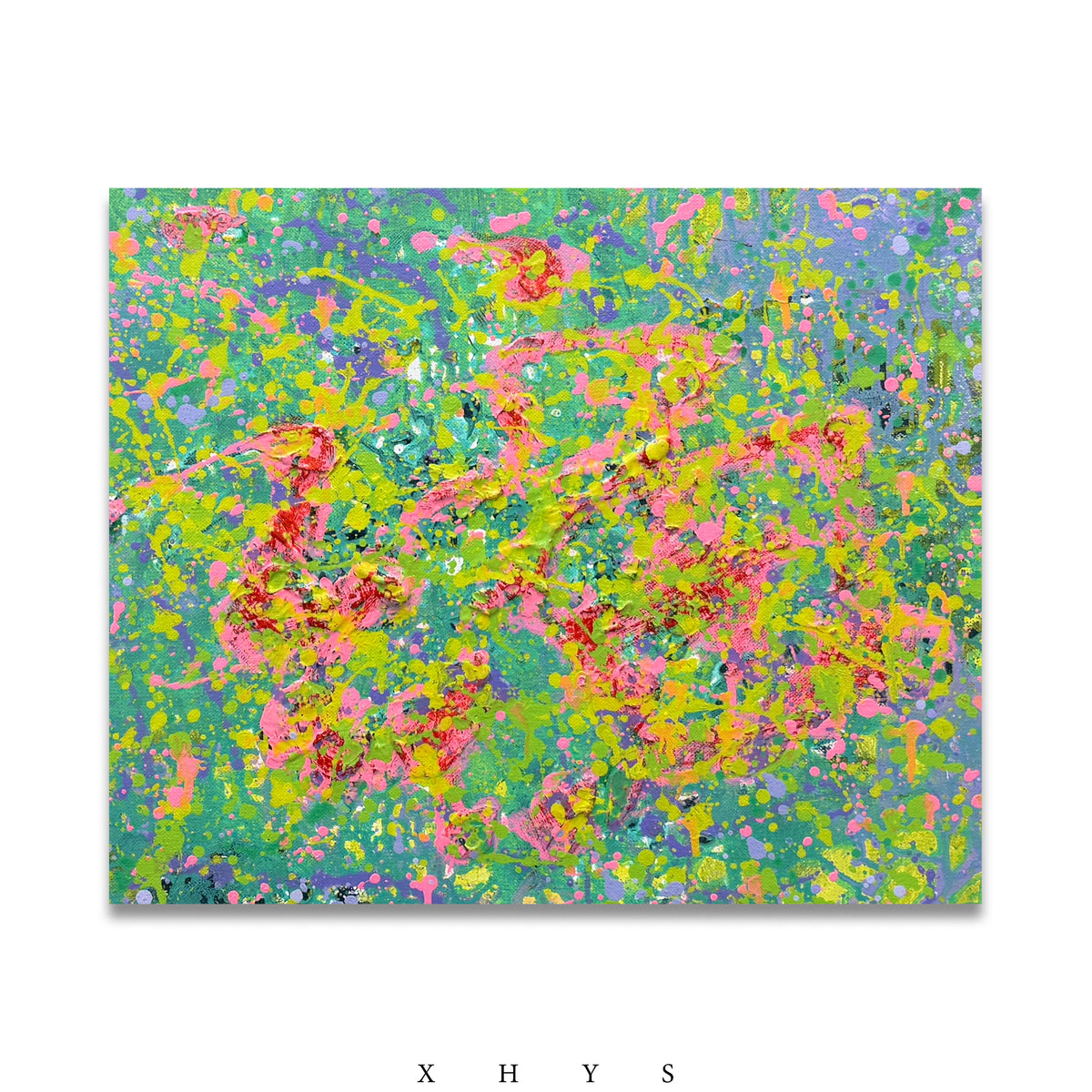 原创手绘油画 I 晓红艺术空间出品《绿意生辉》