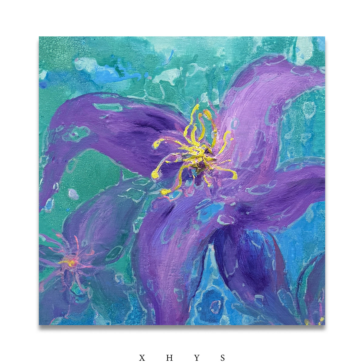 晓红艺术空间 I 5 层展厅 《涧花轻语》艺术原创油画