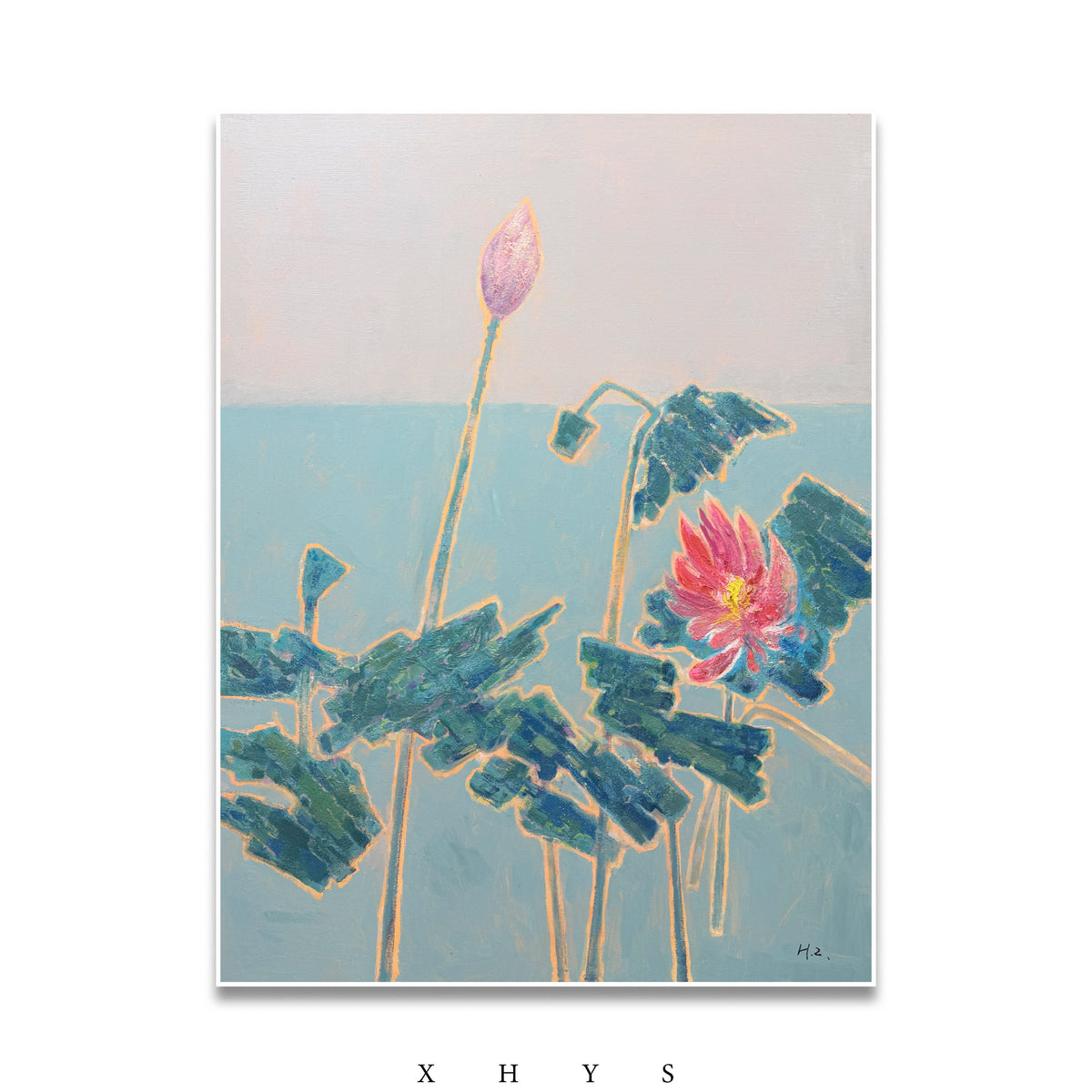 晓红艺术空间 I 5 层展厅 《清塘荷序》艺术原创油画