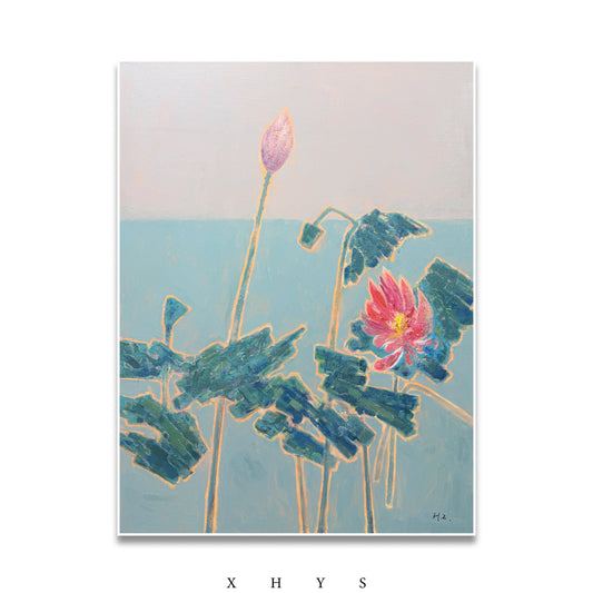 晓红艺术空间 I 5 层展厅 《清塘荷序》艺术原创油画
