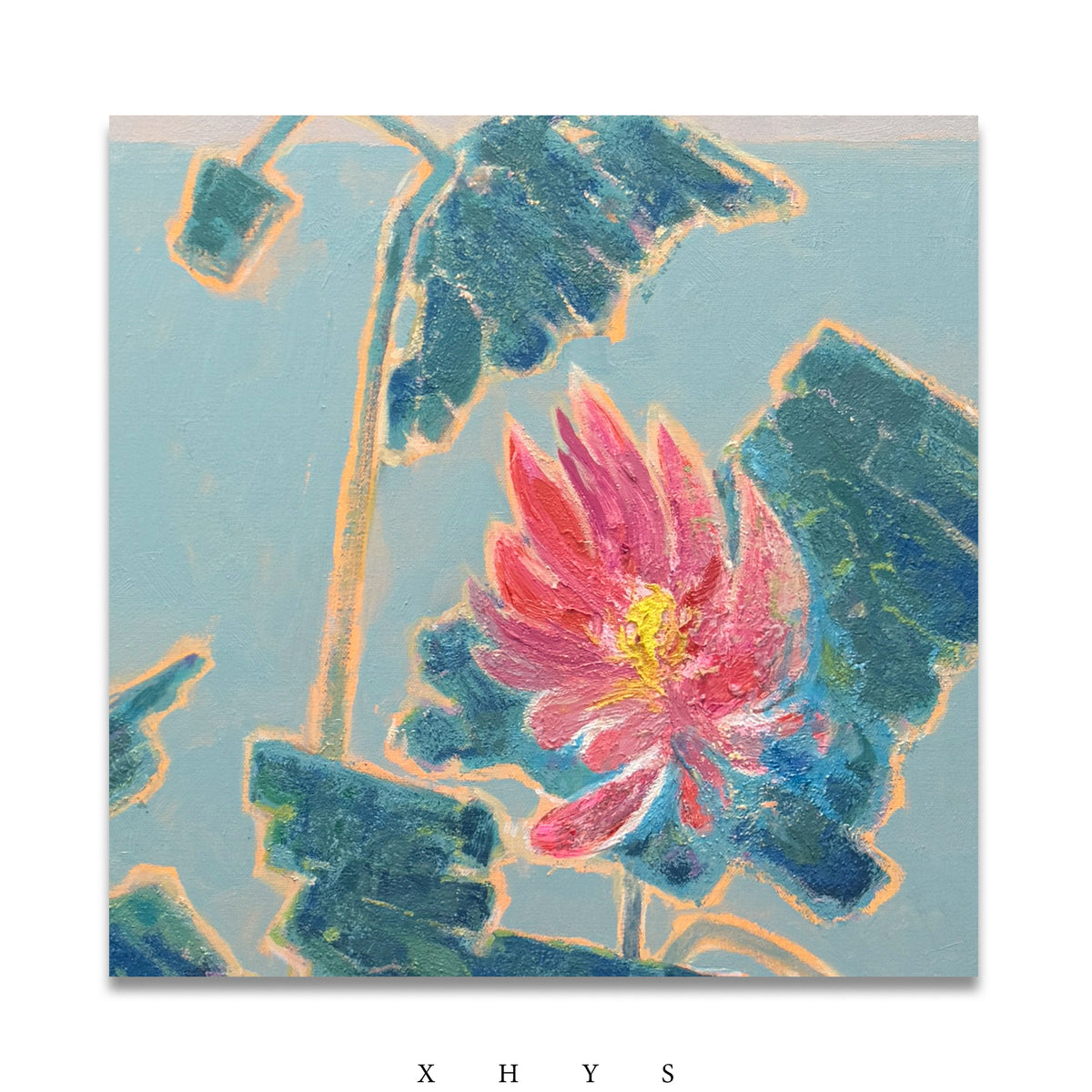 晓红艺术空间 I 5 层展厅 《清塘荷序》艺术原创油画